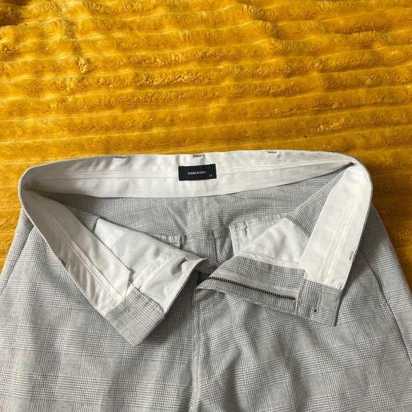 Zanerobe Men’s Dress Pants NWOT Grey Check Actual 30x29 - Picture 2 of 5